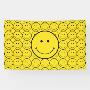 Smile Grin Face Yellow Happy Spandoek