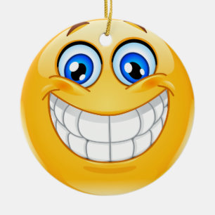 Smile Happy Face Friendship Ornamenet - SRF Keramisch Ornament