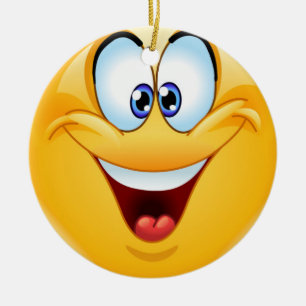 Smile Happy Face Friendship Ornamenet - SRF Keramisch Ornament