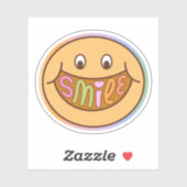 Smile Happy Face Leuke Sticker (Vel)