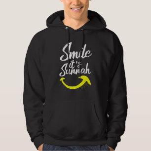 Smile Het is de soennitische islam Quran Mosque Ra Hoodie