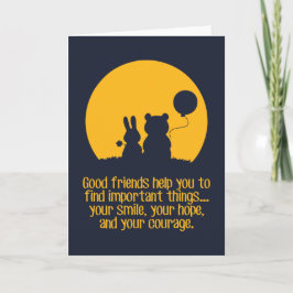 Smile, hope, courage kaart