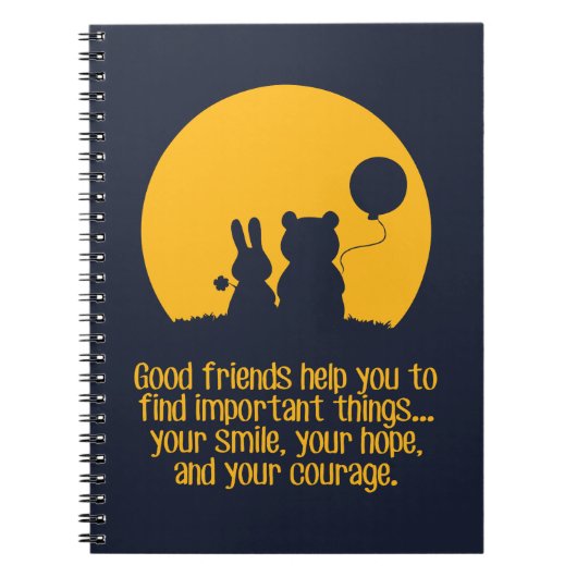 Smile, hope, courage notitieboek (Voorkant)