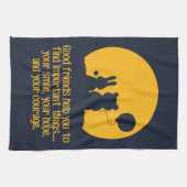 Smile, hope, courage theedoek (Horizontaal)