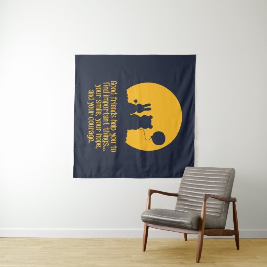 Smile, hope, courage wandkleed (In Situ (horizontaal))