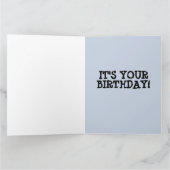 SMILE HORSE FUNNY ANNIVERSAIRE GRANDE CARTE (Intérieur)