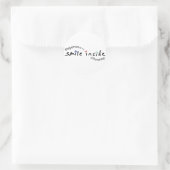 Smile Inside Sticker Sheet (Sac)
