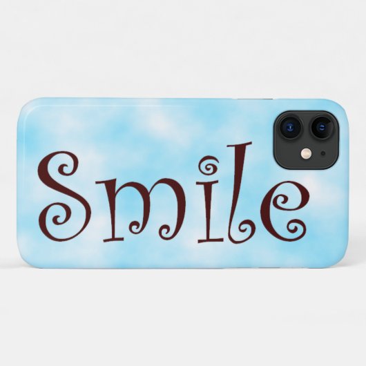 Smile-iphone-draagtas Case-Mate iPhone Case (Achterkant (horizontaal))