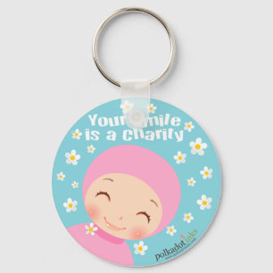 Smile is een liefdadigheidsSleutelhanger Sleutelhanger