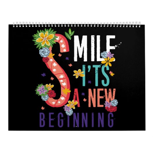 smile it's a new beginning kalender (Hoes)
