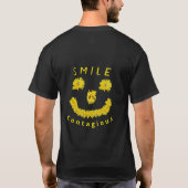 Smile It's Contagious Dandelion T-shirt (Achterkant)