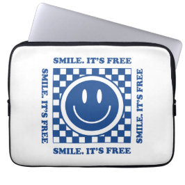 Smile It's Free Laptop Sleeve