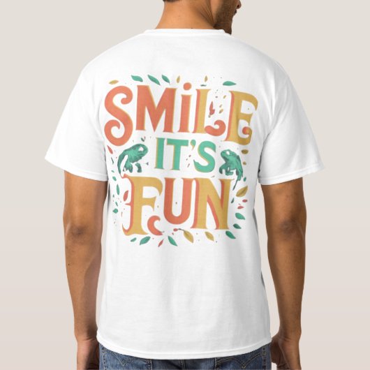 Smile, It's Fun - T-shirt Vibes joueuses" (Dos)