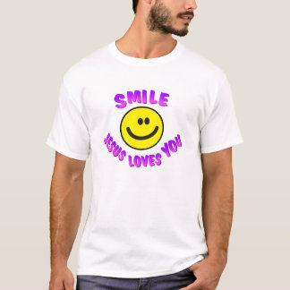 Smile Jesus houdt van je T-shirt