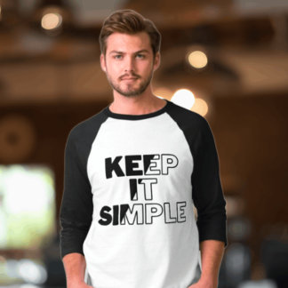 "Smile Keeper: grafisch T-shirt" T-shirt