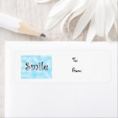 Smile-kerstlabel Etiket (Insitu)