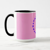 Smile Letter K met Hearts Coffee Mok (Links)