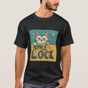 Smile Lock grappige kat gemakkelijk afleiden door T-shirt