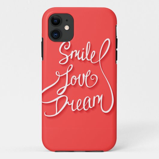 Smile Love Dream Case-Mate iPhone Case (Achterkant)