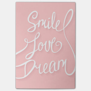 Smile Love Dream Post-it® Notes