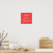 Smile Love Dream Poster (Keuken)