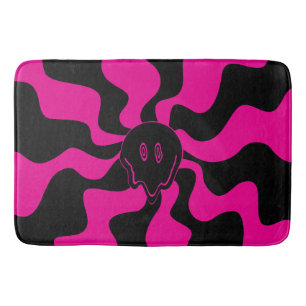 Smile Melt - Magenta en Black Badmat