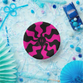 Smile Melt - Magenta en Black Papieren Kommen (Feest)