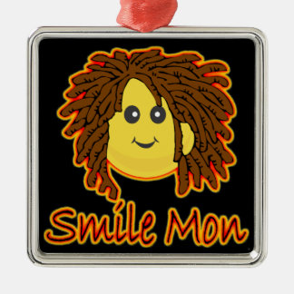 Smile Mon Fire Rasta Ornament