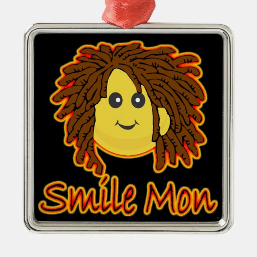 Smile Mon Fire Rasta Ornament (Voorkant)