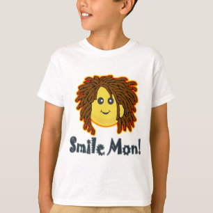 Smile Mon Rasta Face Nuts Bolts T-shirt