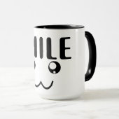 " Smile " Mug (Devant droit)