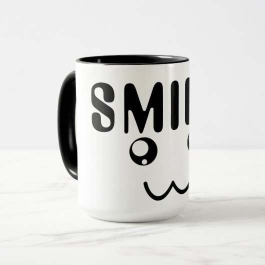 " Smile " Mug (Devant gauche)