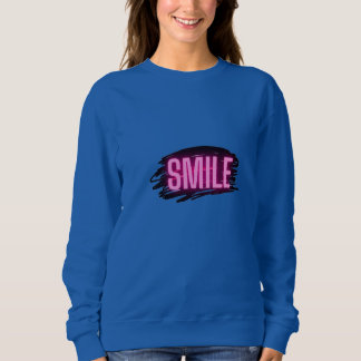 Smile Neon Grafische Dames Sweatshirt