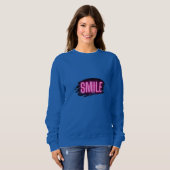 Smile Neon Graphic Women’s Sweatshirt (Devant entier)