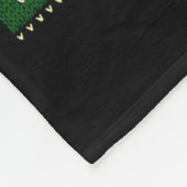 Smile Or You're Doing It Wrong Skeleton Skull Holi Fleece Deken (Hoek)