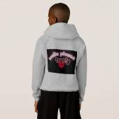 Smile Please Kids Pullover Hoodie (Achterkant volledig)