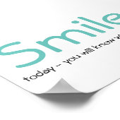 Smile quote poster (Hoek)