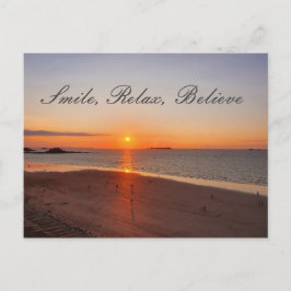 Smile, Relax, geloof Briefkaart