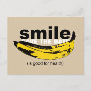 Smile Save the Date 65th Birthday Briefkaart