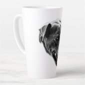 Smile Smile Pitbull Mix Portrait Mug (Angle gauche)