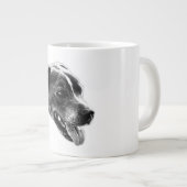 Smile Smile Pitbull Mix Portrait Mug (Devant droit)