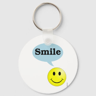 Smile-Smiley Face Sleutelhanger