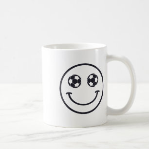 Smile Soccer Byll Cool Voetbalmateriaal Voor Meisj Koffiemok