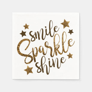 Smile Sparkle Shine Affirmations Servet