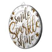 Smile, Sparkle, shine Dartbord (Voorkant Rechts)