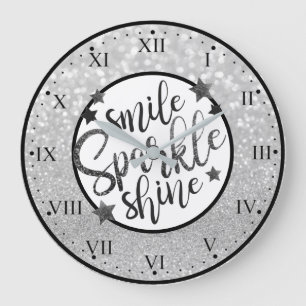 Smile Sparkle Shine Grote Klok