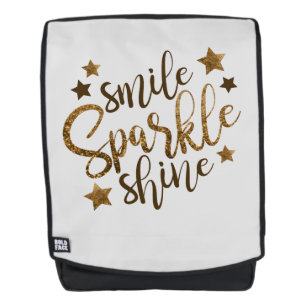Smile Sparkle Shine Quote Positief Denken Rugtassen
