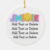 Smile - SRF Keramisch Ornament (Achterkant)