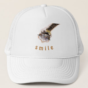 Smile Trucker Hat met Happy Ostrich - aangepaste t Trucker Pet