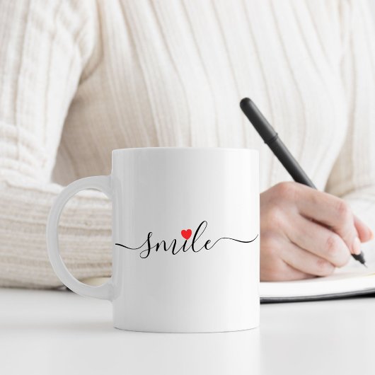 Smile Typography Koffiemok